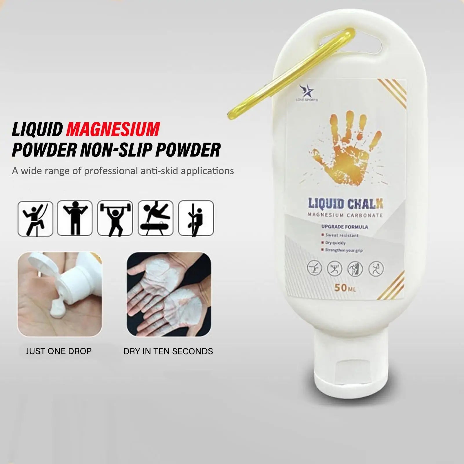 Liquid Gym Chalk Long-Lasting Grip